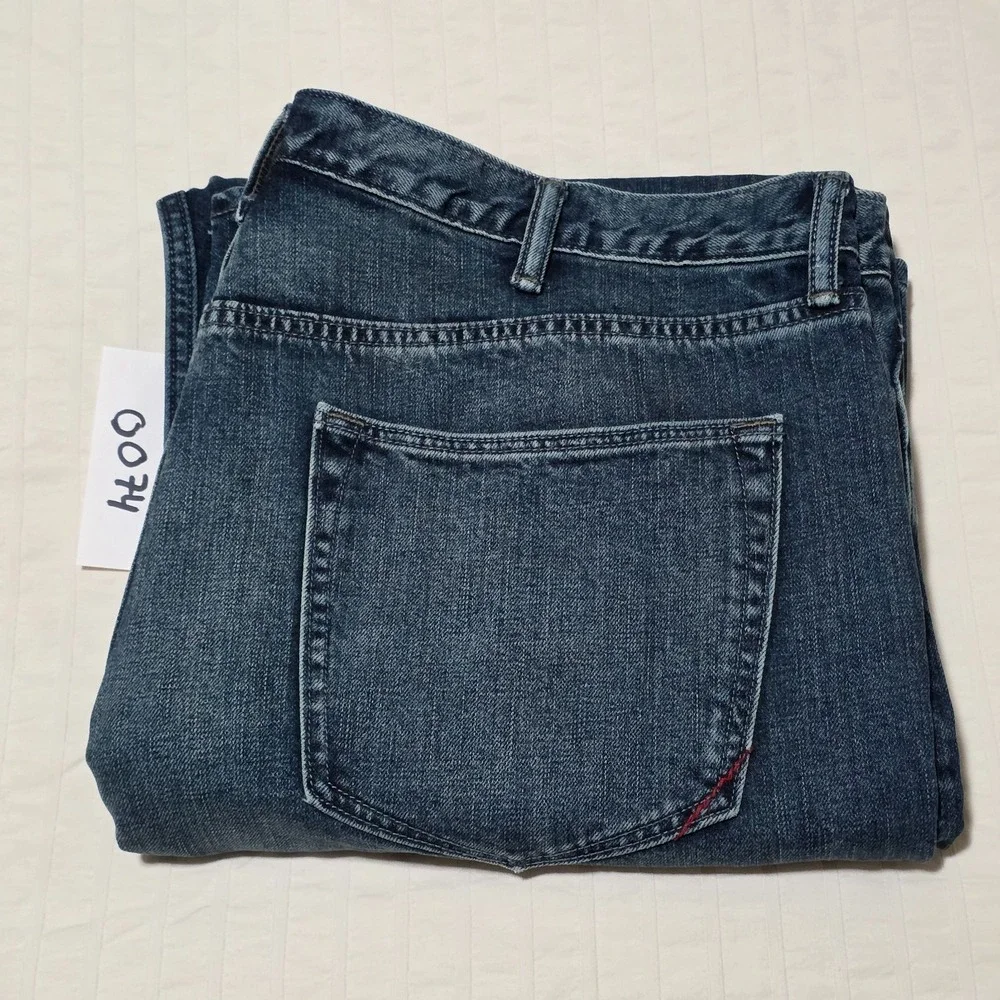 Banana Republic Traveler Mens 40x34‎ Straight Fit Denim Jeans Blue
